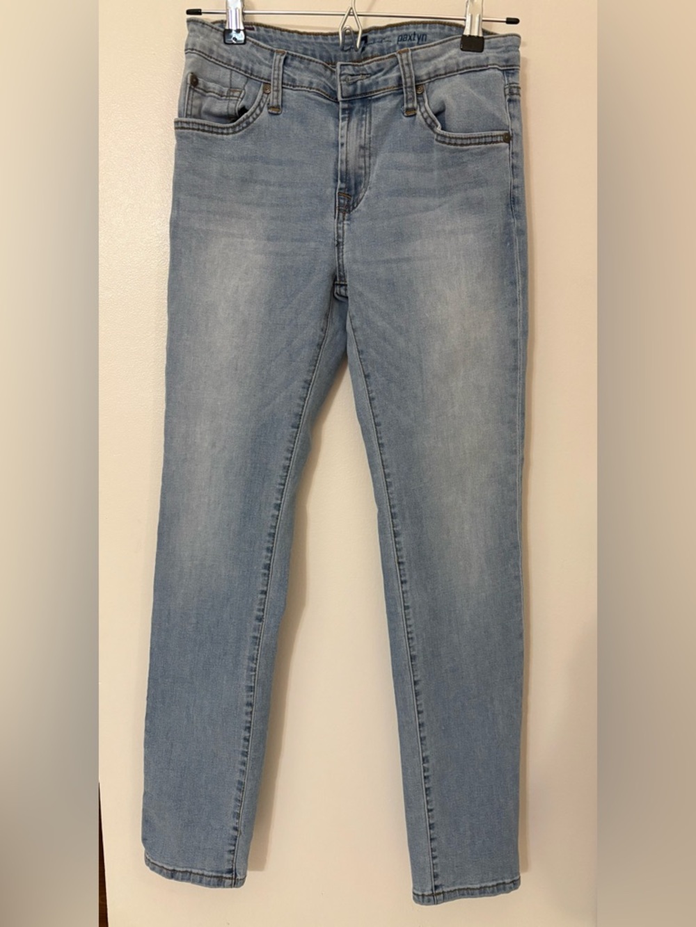 7 For All Mankind Light Blue Paxtyn Jeans Size: 16
